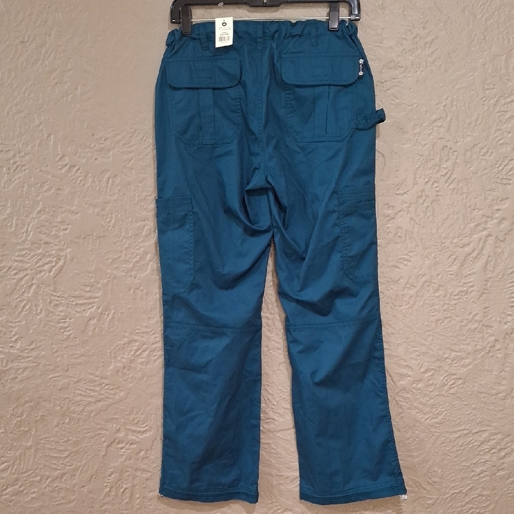 Koi Blue Cargo Pants with Adjustable Waist - Picture 5 of 8